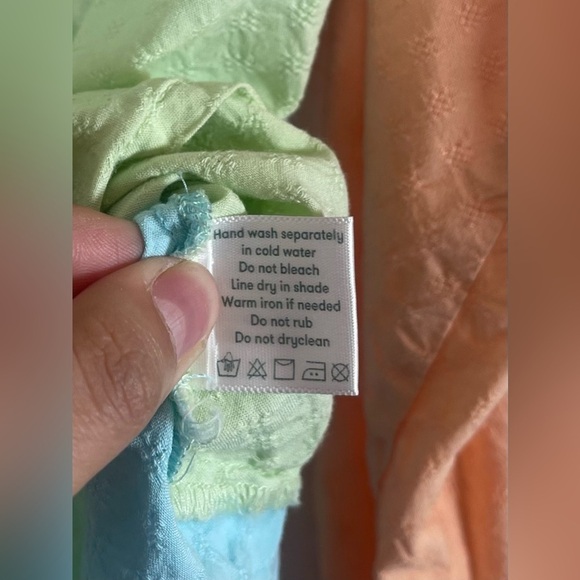 Roller Rabbit Multicolored Collared Long Sleeve Button Down Blouse Women’s M - Picture 9 of 12